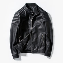 Load image into Gallery viewer, Winter PU Leather jacket Coat Faux Fur Motorcycle Outerwear Warm Thick Jackets For Men 2019 Parka Fashion Brand Hot Sale Tops