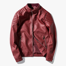 Load image into Gallery viewer, Winter PU Leather jacket Coat Faux Fur Motorcycle Outerwear Warm Thick Jackets For Men 2019 Parka Fashion Brand Hot Sale Tops